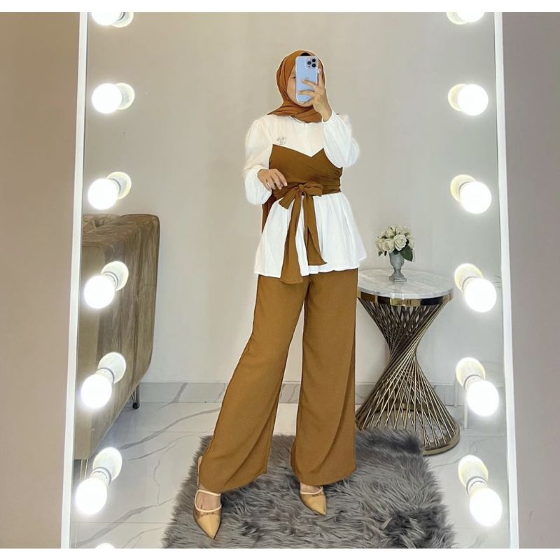 Setelan Crinckle LESTI Set