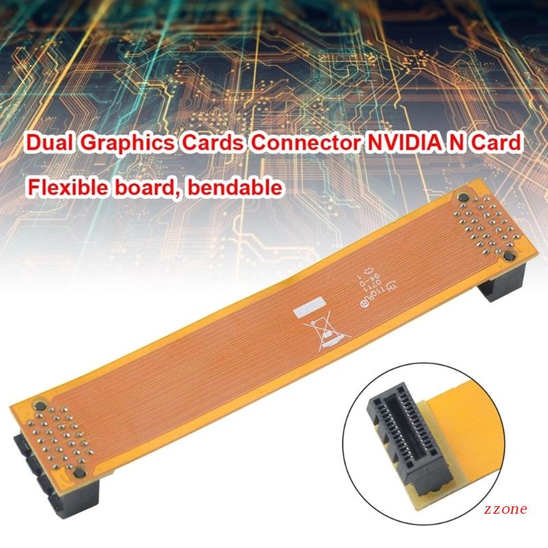 Zzz Work N Card SLI Bridge Berkualitas Tinggi Menggunakan Bahan Flame-retardant Crossfire