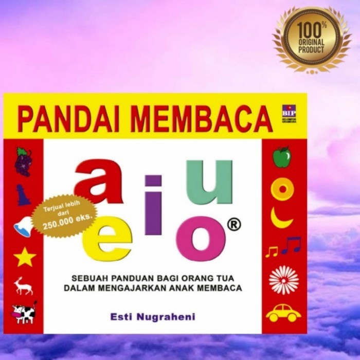 

Buku Anak Seri Pandai Membaca A I U E O - Original