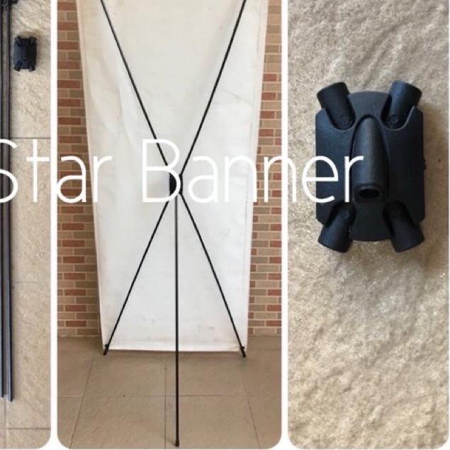℮ 10 pcs - X banner fiber  ➴