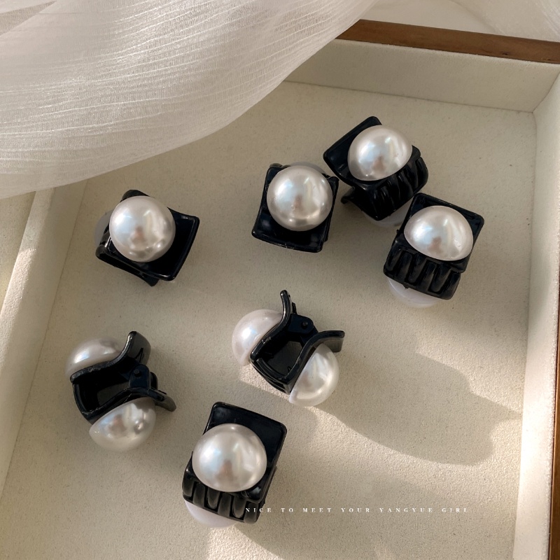 2023han Mutiara Kecil Scratch Clip Perempuan Halus Fashion Jepit Rambut Hiu Kecil Klip Hiasan Kepala