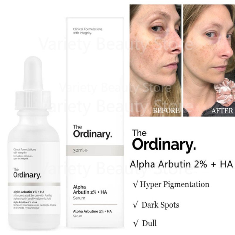 The Ordinary Alpha Arbutin / Niacinamide /Peeling Solution/Caffeine Solution/Buffet Serum Wajah 30ml