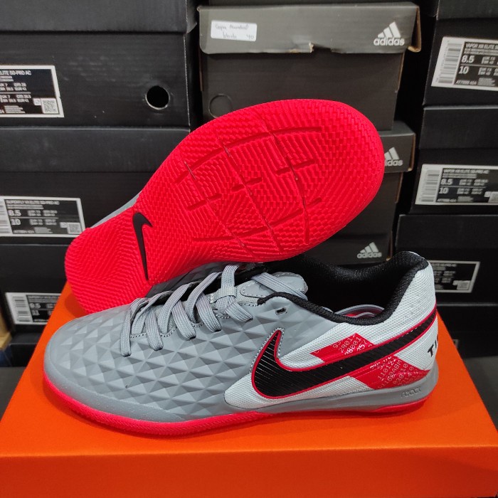 {MentariStore} Sepatu Futsal Nike Tiempo Legend 8 Bomber Grey ic - SEPATU BOLA FUTSAL Limited