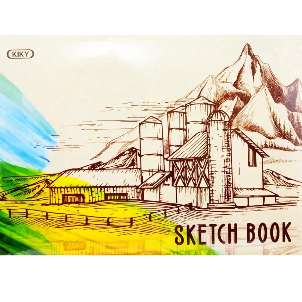 

C96 A5 SKETCH BOOK 50S CITY SCAPE KIKY AA6214151E / BUKU GAMBAR / SKETSA PRODUK KEREN BLT29