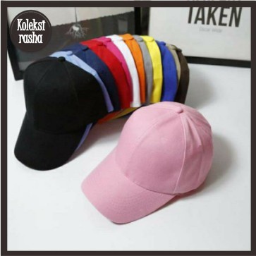 Lagi Big Promo Topi baseball polos clip cakop besi bahan rapel tebal Premium