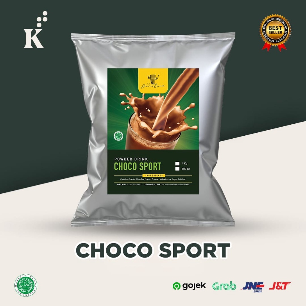 

✨NEW✨ -Powder Choco Sport Bubuk Minuman Bubble Drink Javaland 1 kg- 1.1.23