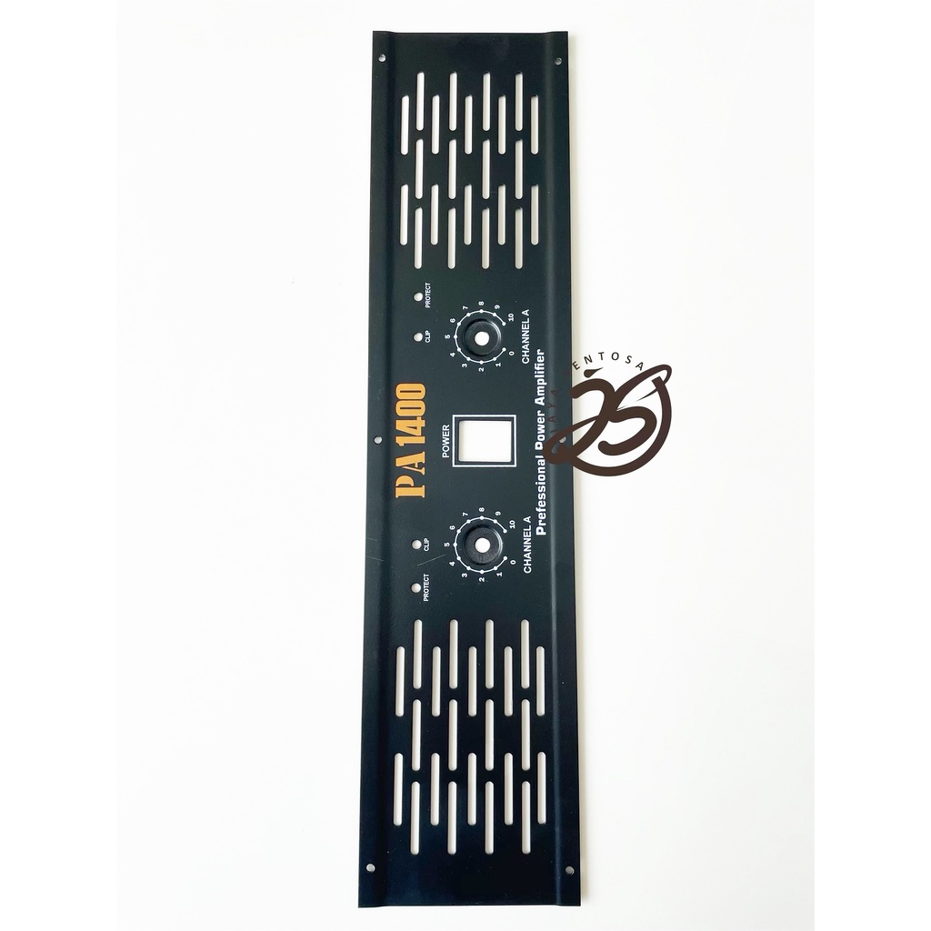 PLAT COVER PA1400 (1 SET) PREMIUM BOX PANEL PA 1400 BOX PANEL DEPAN BELAKANG POWER AMPLIFIER