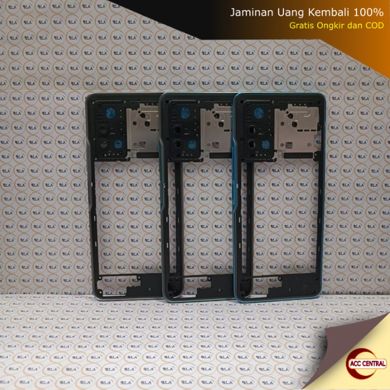 Bezel Tulang Tengah Infinix Note 11S X698 ( Middle Tutup Mesin Casing )
