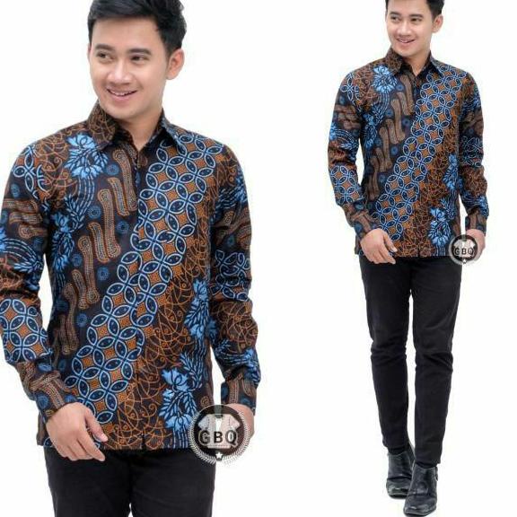 ➬ Kemeja Batik Pria Lengan Panjang - Baju Batik Pria - Batik Pria - Baju Batik Pria Lengan Panjang ○