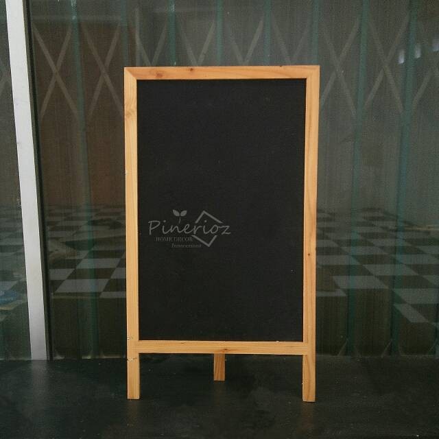 

BISA COD Papan Tulis Kapur Standing 40*70cm / blackboard / chalkboard