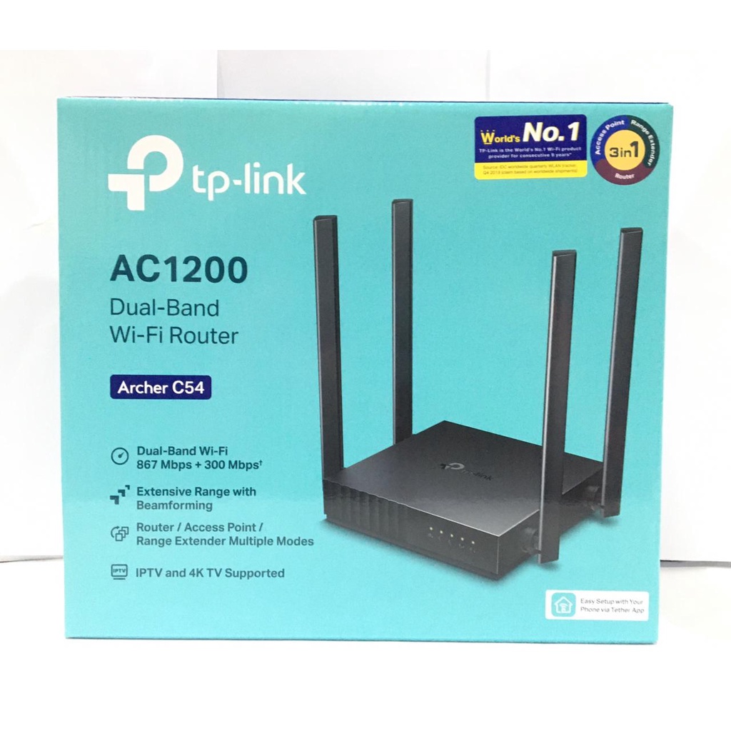 TP-LINK Archer C54 AC1200 Wireless Router Dual Band - 2.4/5 Ghz