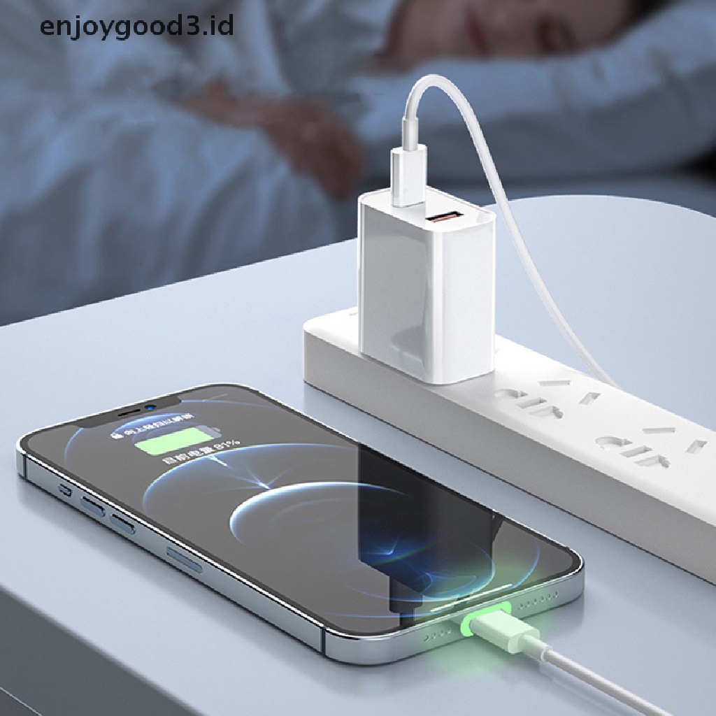 [Rready Stock] 10PCS Untuk Tipe-c iPhone Apple 13 Pro Luminous Charging Port Stiker Anti Gores (ID)