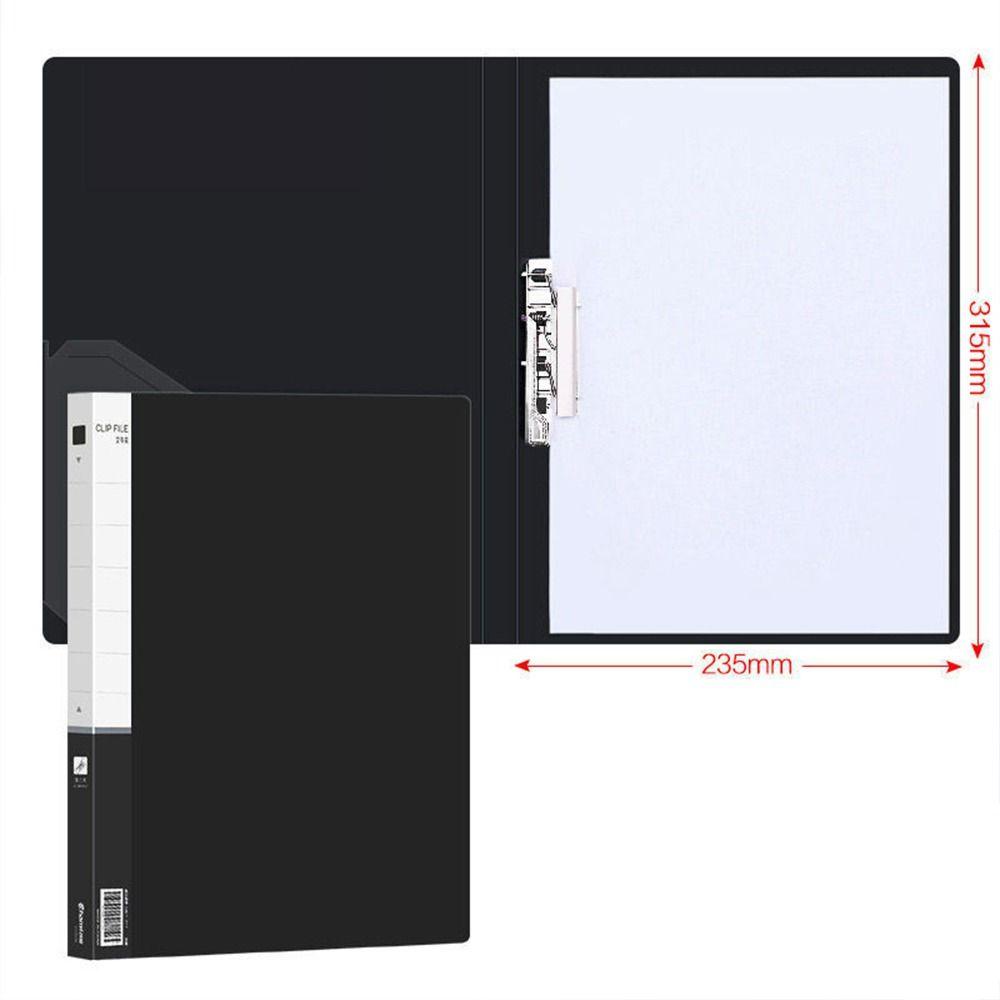 MXBEAUTY A4 Clipboard File Folder 5warna Dokumen Sekolah Klip Stationary Single Clip Test Paper Memo Clip Board