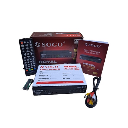 SET TOP BOX SOGO STB DIGITAL RECEIVER / DVB T2