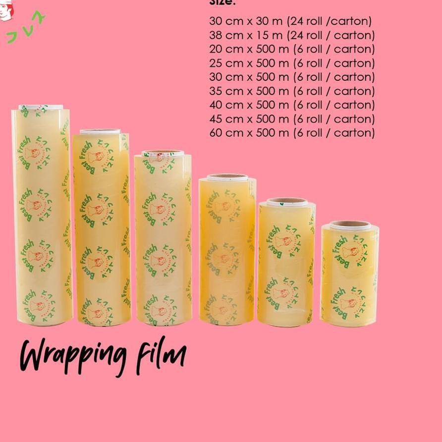 ❁ Plastik Wrapping Best Fresh  / Plastik Wrapping Makanan ❄