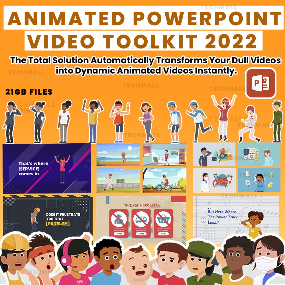 

NS Animated PowerPoint Video Toolkit Template 2022 | Easy Edit