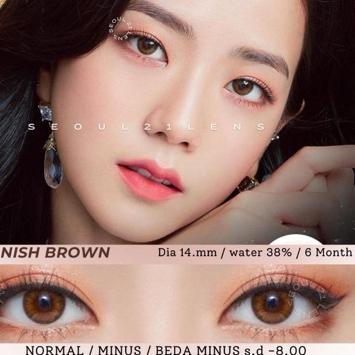 ◙ SOFTLENS PRINCESS SPANISH BROWN GREY GRAY NORMAL MINUS ORIGINAL ➣