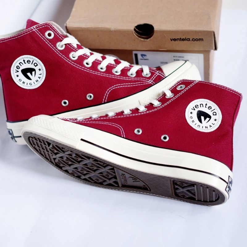 VENTELA BTS 70'S HIGH - (CUCI GUDANG) - SEPATU LOKAL - PRODUK LOKAL - SEPATU MURAH - SEPATU KEREN - 