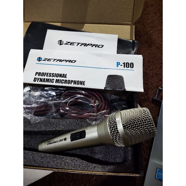 microphone vocal p100 zetapro original