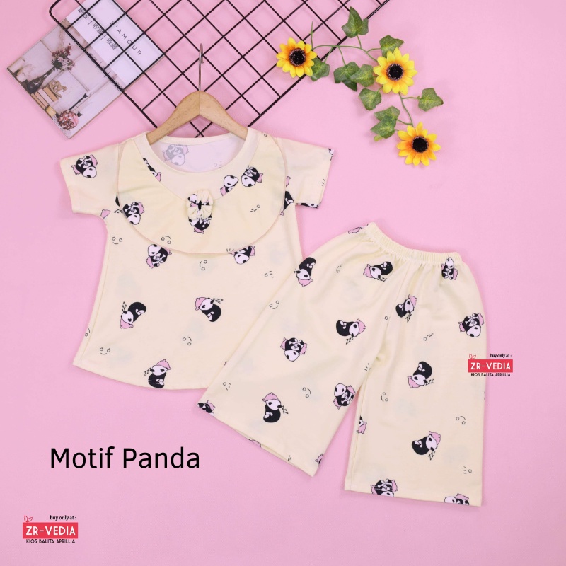 (MOTIF) Set Kylie Anak uk 1-4 Tahun / Setelan Atasan Bawahan Kulot Perempuan Baju Perempuan Import