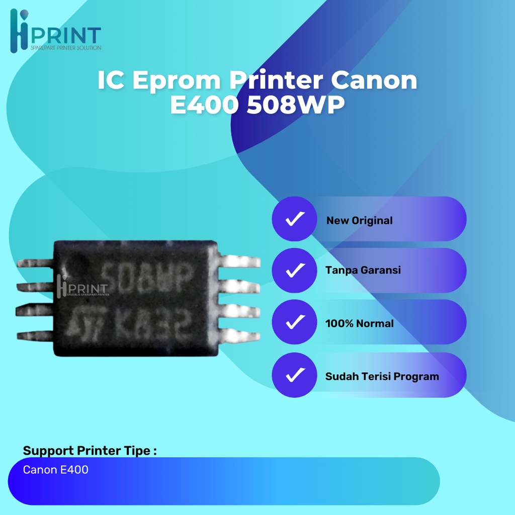 IC Eprom E400 Canon, IC Eeprom Reset Printer Canon E400, IC Counter E400, IC 508WP