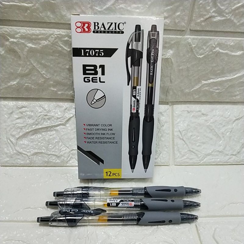 

Pulpen Bazic Gel B1 (selusin 12 pcs)