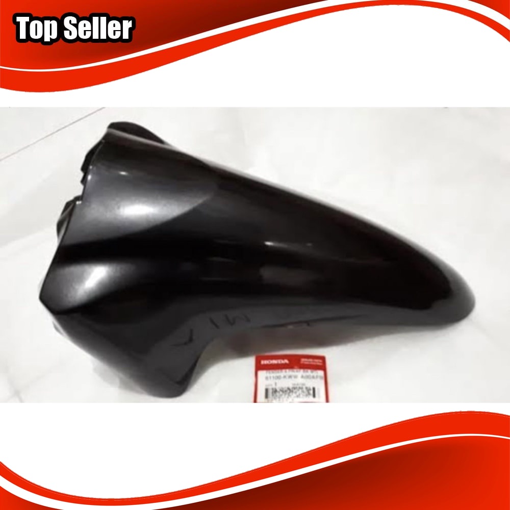 front fender Slebor Selebor Spakbor Sepakbor Depan HONDA Revo 110 Absolute Hitam Abu Abu ORIGINAL 61