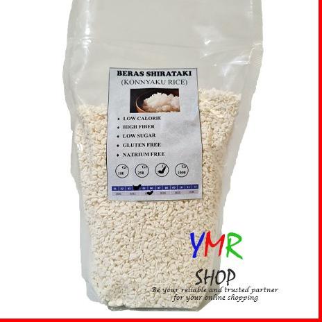 

➱ Beras Shirataki 500Gr Sirataki Shiratake Konnyaku Konyaku Nasi Rice Untuk Diet Porang Murah ☚