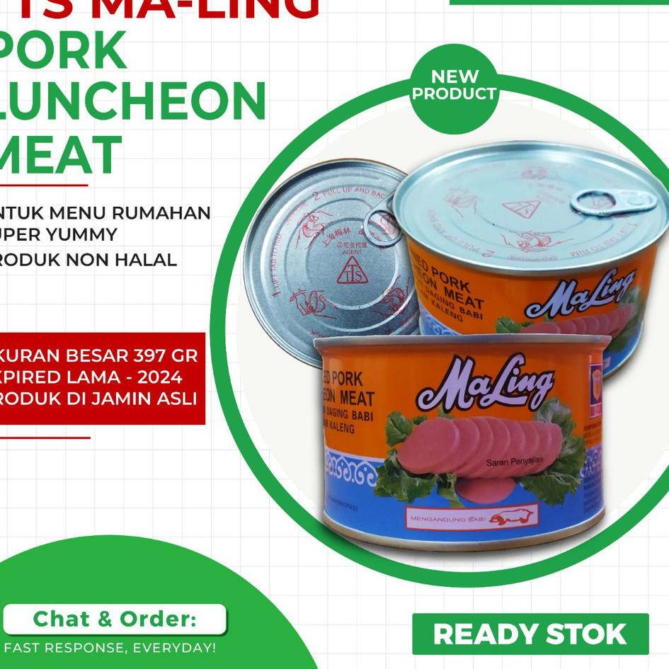 

♂ MALING TTS 397 GRAM / MA LING CANNED PORK - NON HALAL ♀