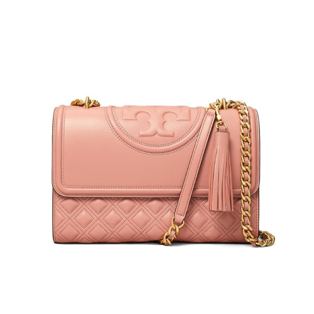 Tory Burch New Fleming Convertible Shoulder Bag - Pink Magnolia (76997)