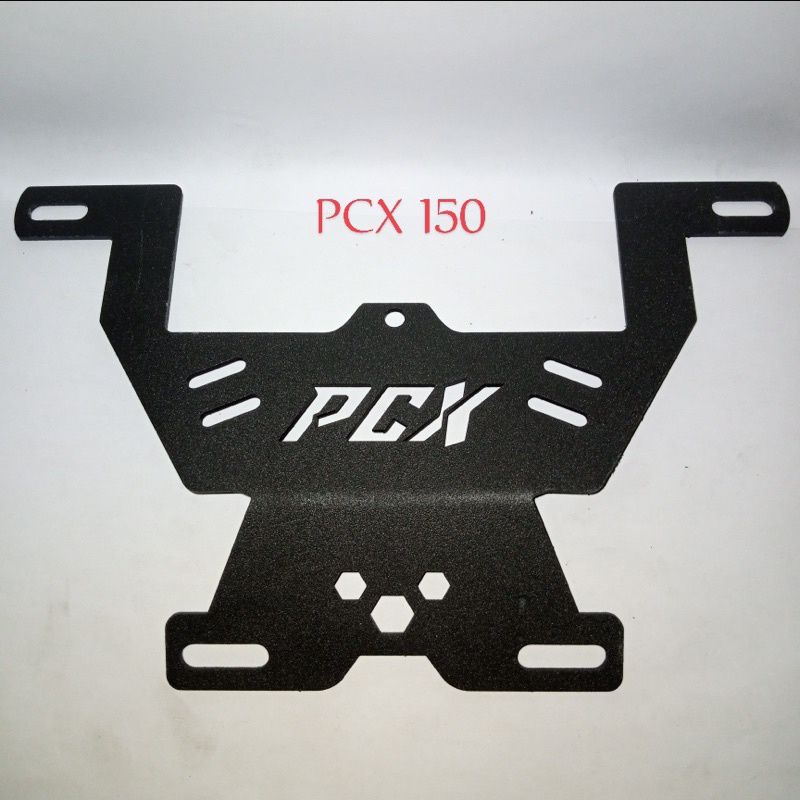 breket dudukan plat nomor pcx 150 all pcx 150 dudukan plat nomor kumis besi bahan tebal