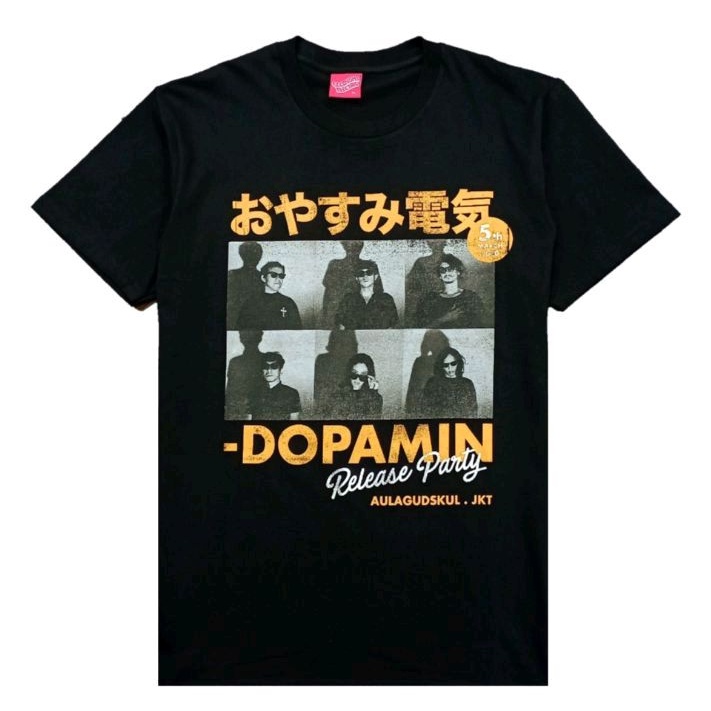 Tshirt GOODNIGHT ELECTRIC -DOPAMIN RELEASE PARTY