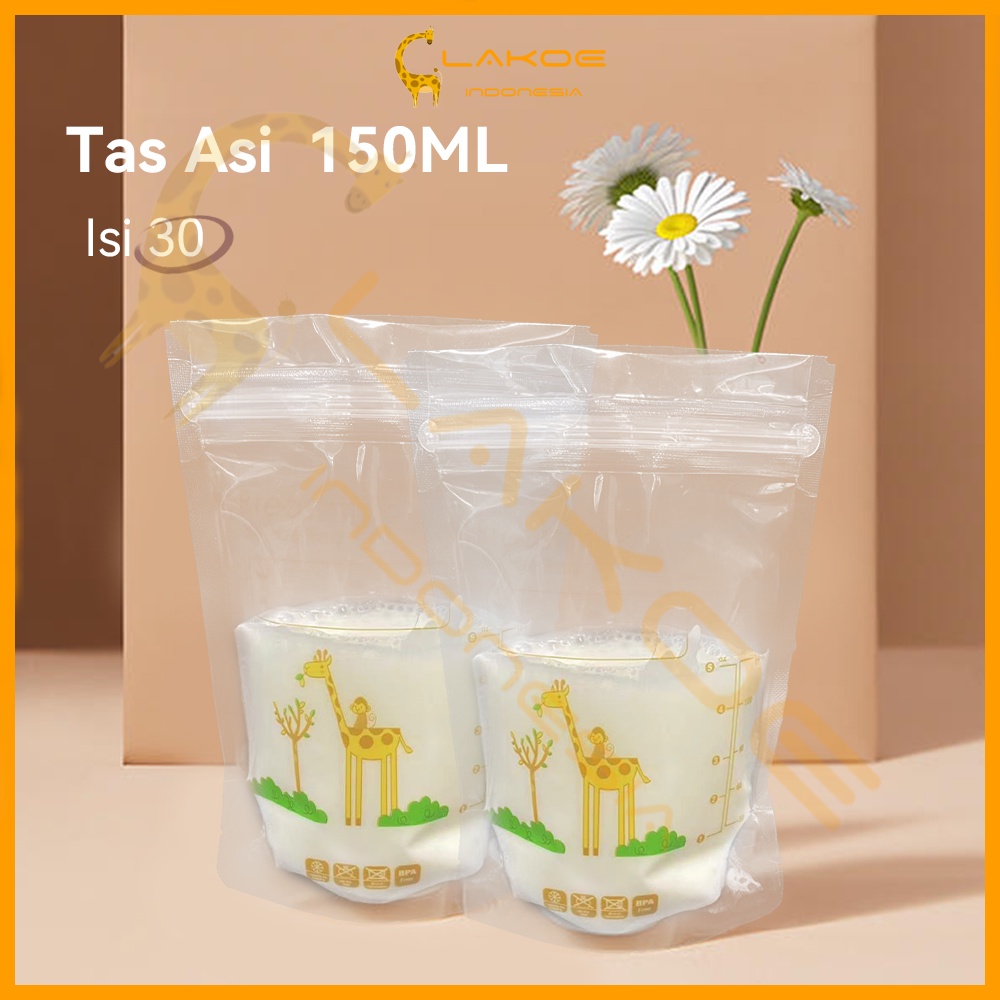 150ml Kantong Asi Isi 30pcs Milk Storage Bag Bpa Free Kantung asi plastik