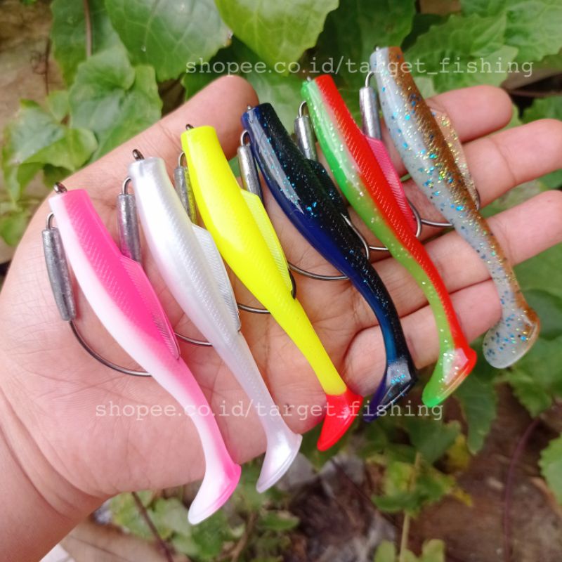 Soft Lure ZMAN JUMBO 10CM Pakai Wormhook Timah Umpan Casting Toman Haruan Kerandang