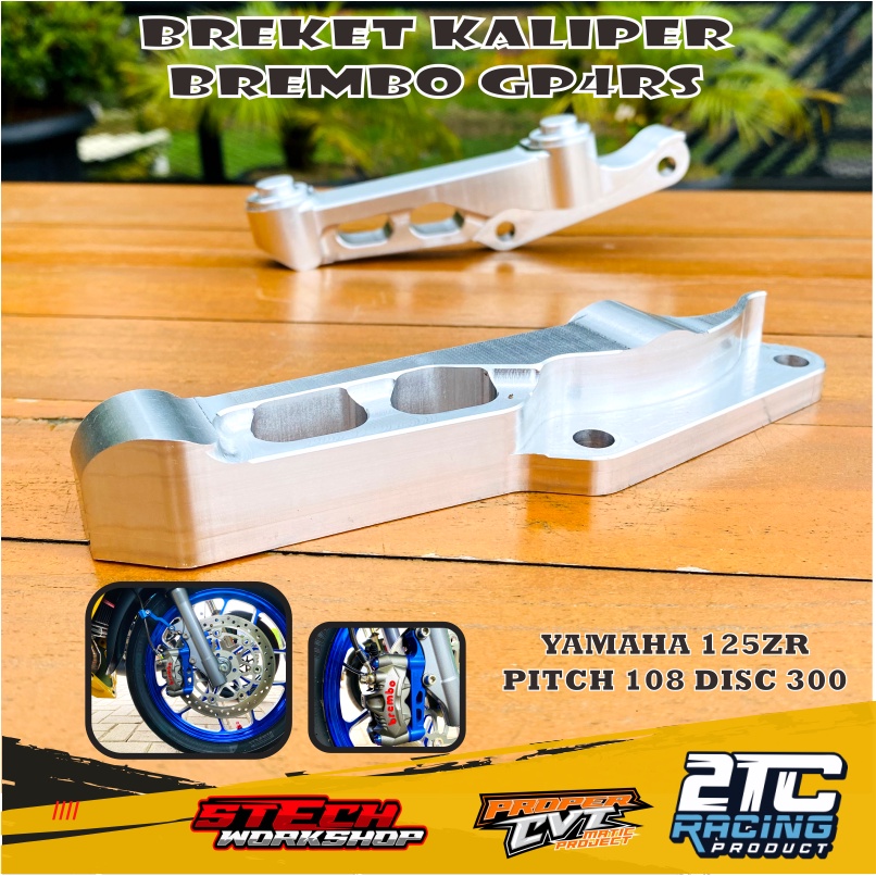 BREKET KALIPER BREMBO GP4RS YAMAHA 125ZR PITCH 108 DISC 300