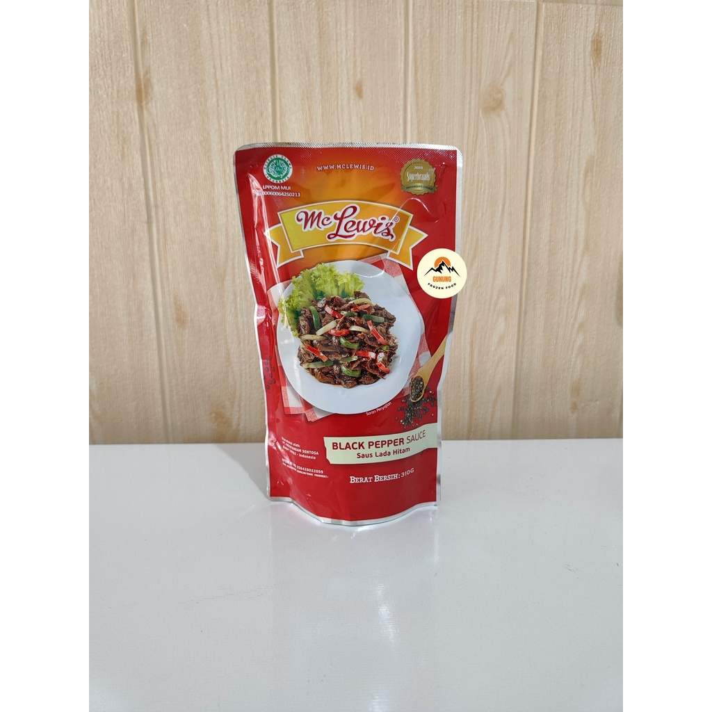 

Mc Lewis Blackpepper Sauce 310gr