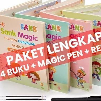 

Set Buku Latihan Menulis Kaligrafi Copybook Sank Magic + Refill