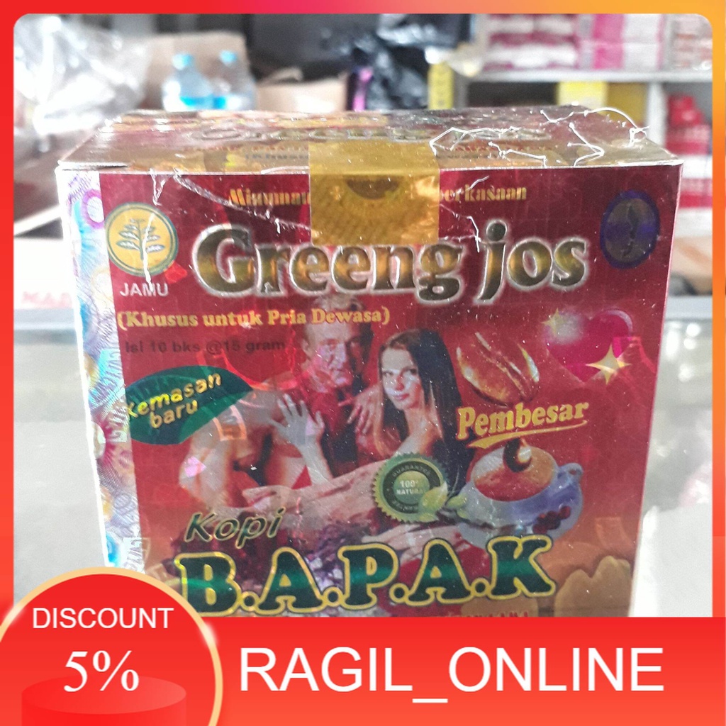 

Kopi Bapa k GrenggJoss Original isi 10 Saset Kopi Kesehatan