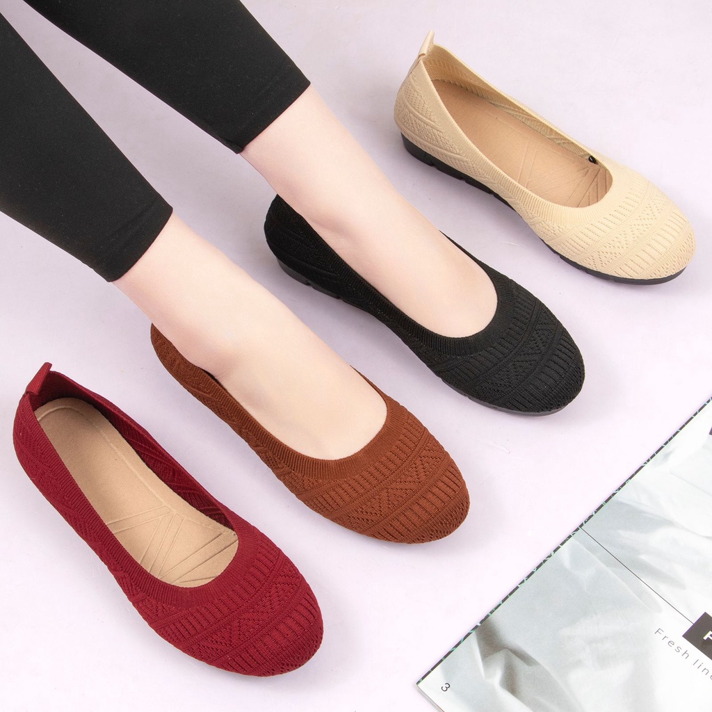 Sepatu Flat Shoes Wanita Import QP-A21 Premium Quality