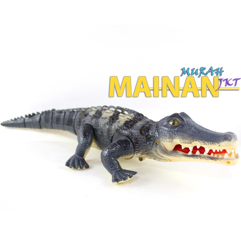 MAINANKEI MAINAN ANAK MURAH CROCODILE 3D MOTION NOSY6-225 MAINAN ANAK ANIMAL WORD CROCODILE BUAYA DENGAN EYES LIGHT UP