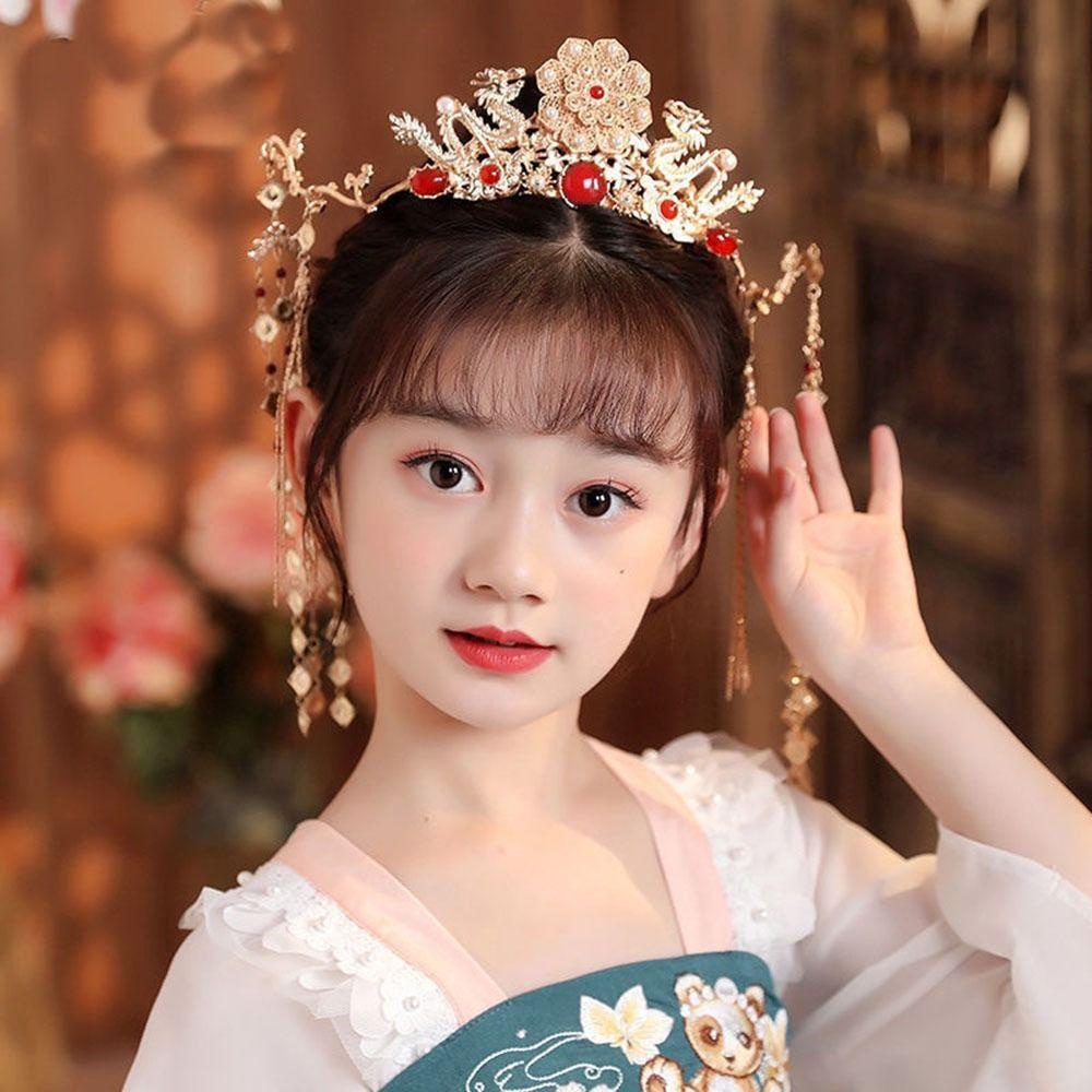 AUGUSTINA Hanfu Rambut Lidi Antik Klasik Vintage Hair Disk Untuk Gadis Bunga Step Goyang Gaya Kuno Gaya Cina Wanita Garpu Rambut