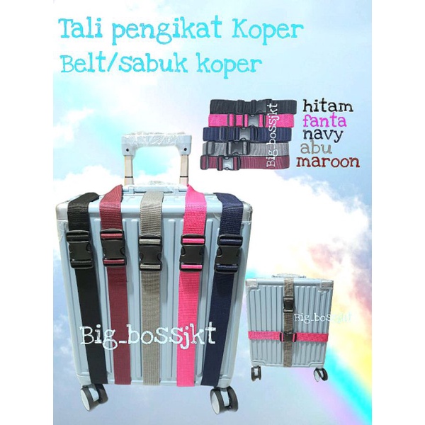 Tali pengikat koper/ belt koper /sabuk koper/tali pengaman koper/strap koper