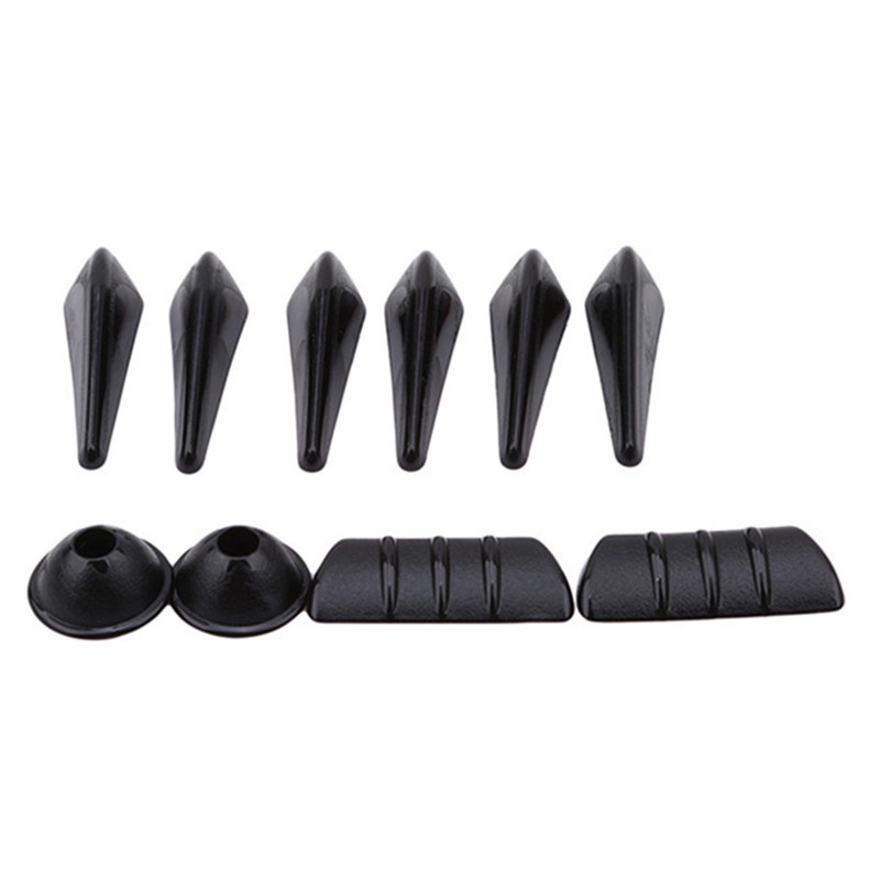 10pcs/set Auto Door Strip Hias Mobil Spion Penghalang Tabrak Otomotif Spoiler Body Mobil Anti-Tabrakan Strip Mobil Angin Kebisingan Kit Pengurang