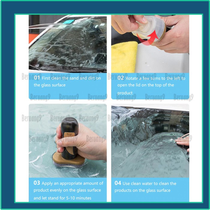 Alat Pembersih Kaca Mobil Glass Cleaner Cairan Pembersih Kaca