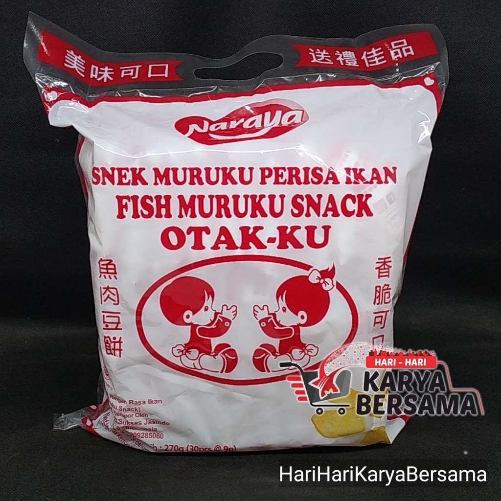 

NARAYA MURUKU OTAK-KU SNACK IKAN BAG 30'S X 9GR