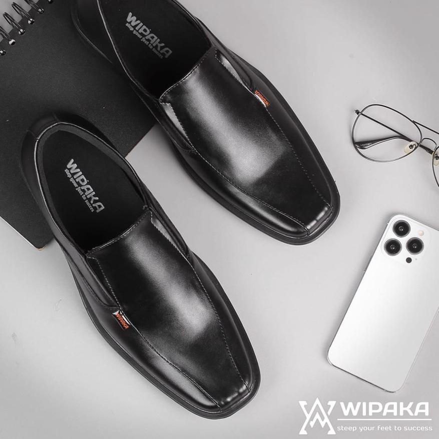 ► Sepatu Pantofel Pria Pantofel Hitam Sepatu Pantofel Kulit Kerja ➣