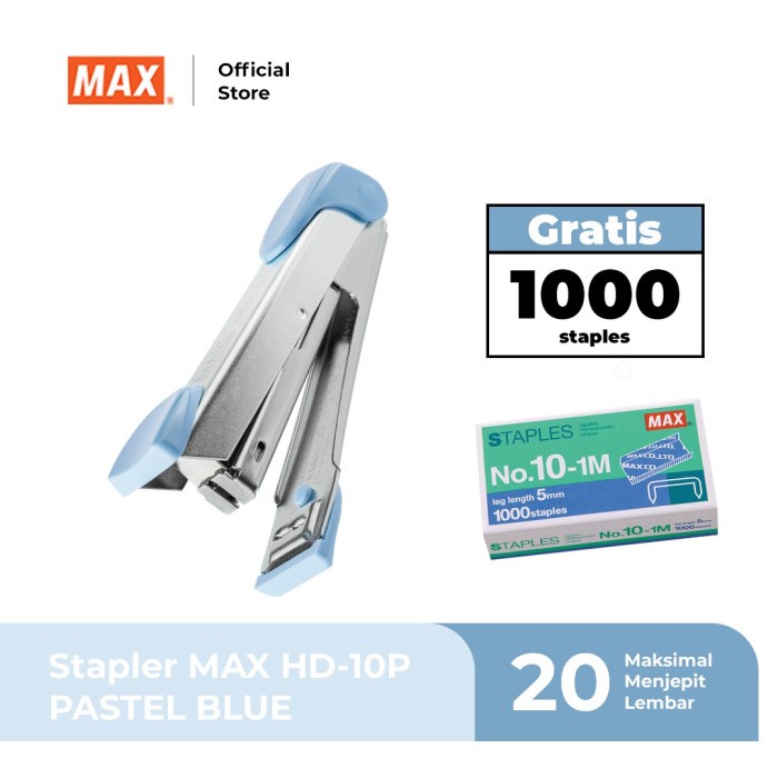 

Tape New Product - Max Stapler Hd10 Pastel Series