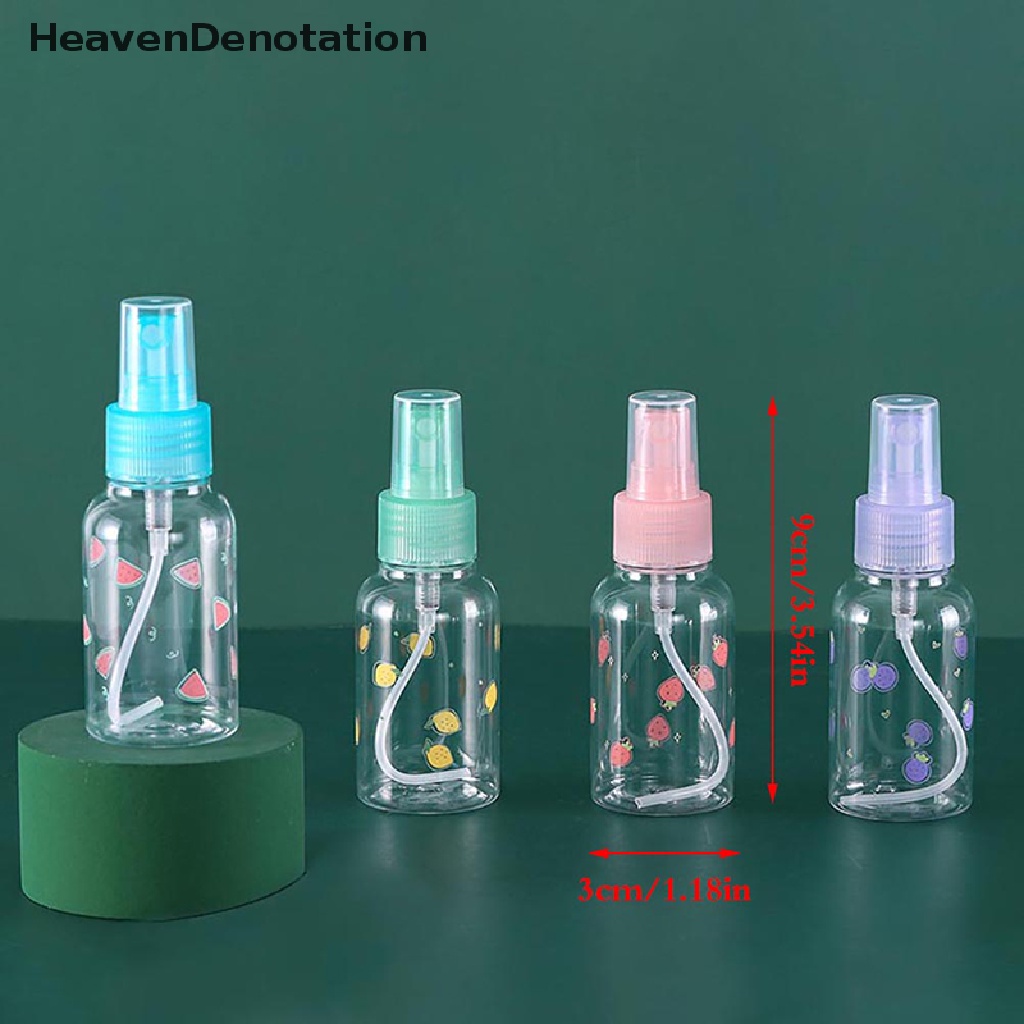 [HeavenDenotation] Botol Kosong Isi Ulang Plastik Transparan Travel 25ml HDV