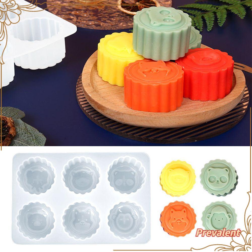 Preva Animal Moon Cake Handmade Cetakan Kue Festival Bulan Jelly Dome Mousse Mold