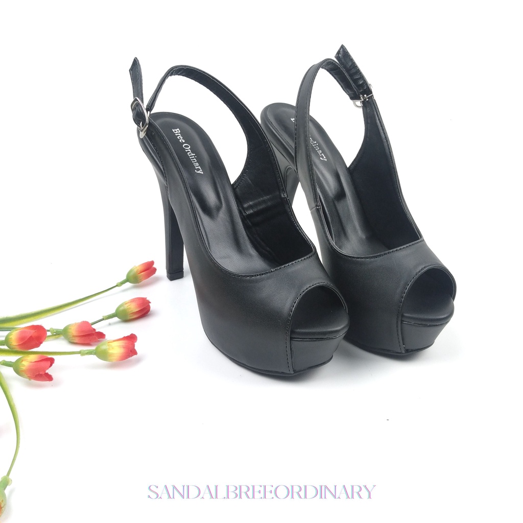 Sandal Breeordinary- Cristi Sandal Wanita Pantofel High Heels 12 CM | Sendal Hak Tinggi | High Heels